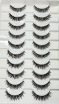 Bezza TRANSPARENT BAND LASHES SET OF 10 PAIR - ZYRA-T