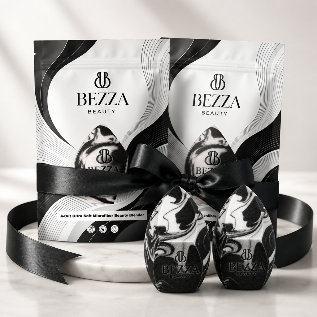 (Pack Of 2) Bezza 4-Cut Microfiber Beauty Blende