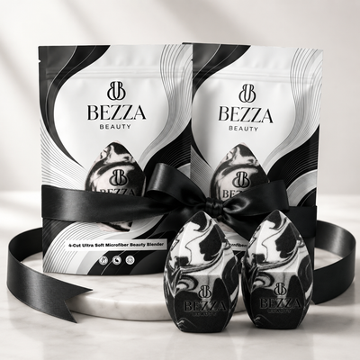 (Pack Of 2) Bezza 4-Cut Microfiber Beauty Blende